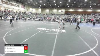 62 lbs Consi Of 16 #2 - Ezekiel De Luna, Daniel Cormier Wr Ac vs Francisco Pajimola, Lassen Wrestling Association