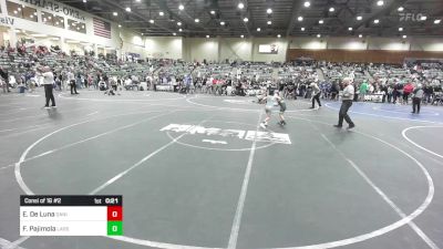 62 lbs Consi Of 16 #2 - Ezekiel De Luna, Daniel Cormier Wr Ac vs Francisco Pajimola, Lassen Wrestling Association