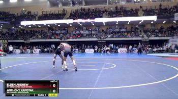 130 lbs Champ. Round 1 - Anthony Kapotak, Dillingham High School vs Elden Andrew, Mt. Edgecumbe High School