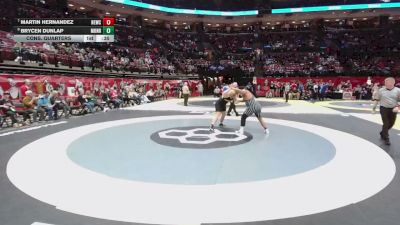 285 lbs Cons. Quarters - Martin Hernandez, Newcomerstown vs Brycen Dunlap, Monroeville