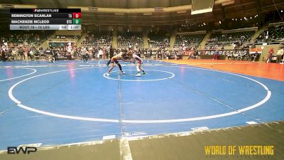 78 lbs 3rd Place - Remington Scanlan, Team Aggression vs Mackenzie McLeod, Bison Takedown Club