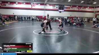 113 lbs Semifinal - Nolan Crosby, Mt Spokane vs Calister Crosby, University