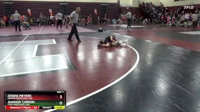 PW-14 lbs Cons. Semi - Gannon Carson, Lynx Wrestling Club vs Atkins Meyers, Denver Wrestling Club