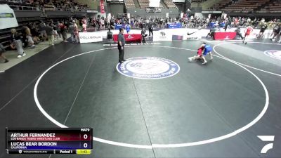 119 lbs 7th Place Match - Arthur Fernandez, Los Banos Tigers Wrestling Club vs Lucas Bear Bordon, California