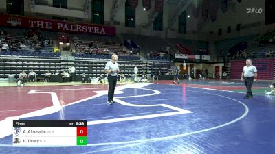 133 lbs Final - Alex Almeyda, Univ Of Pennsylvania vs Haiden Drury, Utah Valley