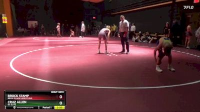 S-13 lbs Quarterfinal - Brock Stamp, Belle Plaine Wrestling vs Cruz Allen, DC ELITE