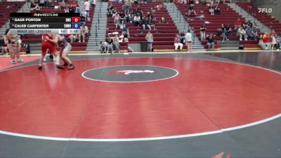 215/245 1st Place Match - Gage Ponton, Suples Wrestling Club vs Caleb Carpenter, 208 Badgers Wrestling Club