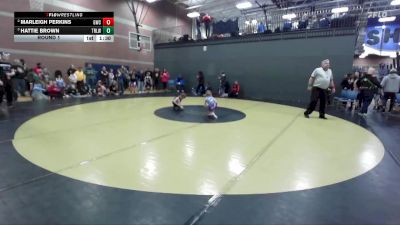49 lbs Round 1 - Marleigh Perkins, Grace Wrestling Club vs Hattie Brown, Team Real Life Wrestling