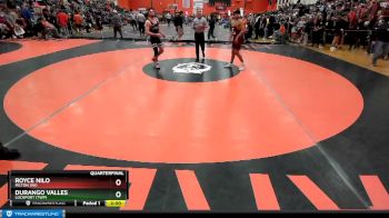 152 lbs Quarterfinal - Royce Nilo, MILTON (WI) vs Durango Valles, LOCKPORT (Twp)