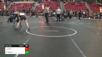 130 lbs Quarterfinal - Joshua Kerr, Maize Wrestling Club vs Caleb Menke, WR - Topeka Blue Thunder