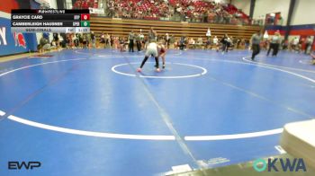 67 lbs Semifinal - Graycie Card, Tulsa Blue T Panthers vs Camberleigh Hausner, Sperry Wrestling Club
