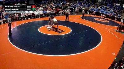 126 lbs Semis & 1st Wrestleback (8 Team) - Nicholas Garcia, Aurora (Marmion Academy) vs Riddick Variano, Arlington Heights (Hersey)