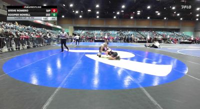 120 lbs Consi Of 16 #2 - Steve Romero, Toppenish vs Kooper Nowell, Canyon View UT