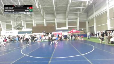 83 lbs Champ. Round 1 - Jace Sharp, Uintah Wrestling vs Logan Wall, Riverton Wolf Pack Wrestling Club