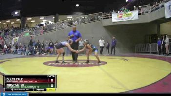 132 lbs Round 2 - Dulce Cruz, Ridgeview HS Girls Wrestling vs Kira Hunter, Sutherlin High School Wrestlin