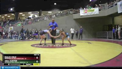 132 lbs Round 2 - Dulce Cruz, Ridgeview HS Girls Wrestling vs Kira Hunter, Sutherlin High School Wrestlin