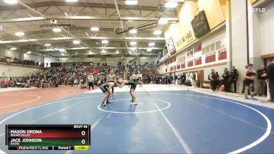 138 lbs Champ. Round 1 - Mason Orona, Round Valley vs Jace Johnson, Basha