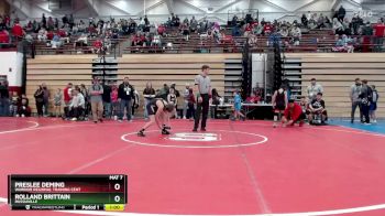 92 lbs Cons. Semi - Preslee Deming, Warrior Regional Training Cent vs Rolland Brittain, Russiaville