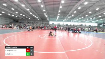 106 lbs Rr Rnd 2 - Cooper Kaplack, Noke Wrestling RTC vs Scott Cole, Mayo Quanchi