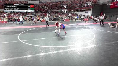 100 lbs Cons. Round 3 - Zachary Kelley, Iowa-Grant Wrestling Club vs Luke Kenealy, Slinger