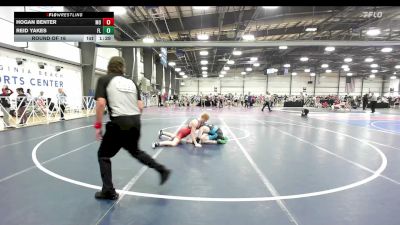 132 lbs Round Of 16 - Hogan Benter, MO vs Reid Yakes, FL