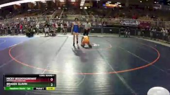 1A 113 lbs Cons. Round 1 - Braden Glavin, Clay vs Micky Boonyasiriwat, Bradenton Christian