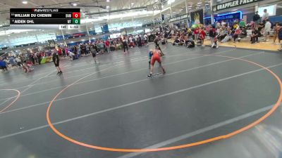 126 lbs Cons. Round 8 - Aiden Ohl, Unattached vs William Du Chemin, BAM TC