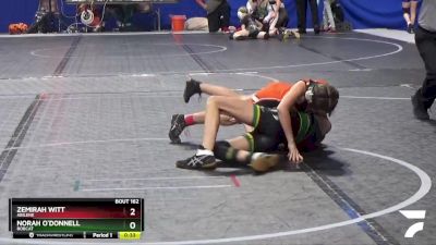 85 lbs Cons. Round 1 - Norah O`Donnell, Bobcat vs Zemirah Witt, Abilene