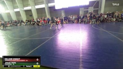 122 lbs Round 2 (4 Team) - Delanie Knight, Sanderson Wrestling Academy vs JaNae Papa, Champions