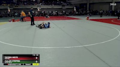 90 lbs Cons. Round 3 - Tayden Weite, Staples vs Cullen Steffen, Little Falls