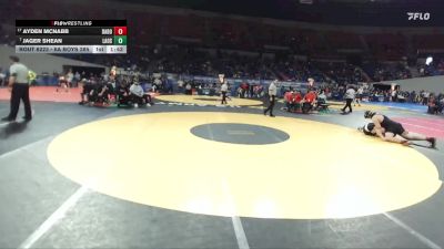 6A Boys 285 lbs Champ. Round 2 - Jager Shean, Lake Oswego Boys vs Ayden McNabb, David Douglas Boys