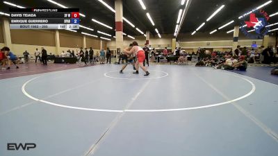 285 lbs Consi Of 8 #2 - Davis Tejada, 3F Wrestling vs Enrique Guerrero, Spartan Mat Club