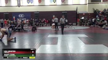 190 lbs Semifinal - Asa Hemsted, Carlisle vs Dusty Cook, Xavier, Cedar Rapids