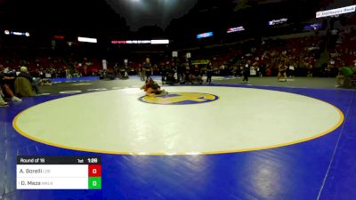 110 lbs Round Of 16 - Angelina Borelli, Los Banos vs Deandra Meza, Walnut