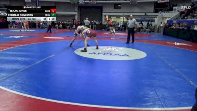 6A 132 lbs Quarterfinal - Isaac Jones, Gardendale Hs vs Ephram Ormiston, Southside Gadsden