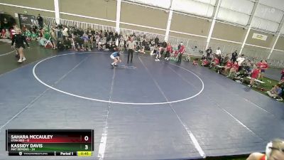 80 lbs Round 1 (4 Team) - Anela Hogg, Mat Demons vs Kynzlee Halgren, Utah Red