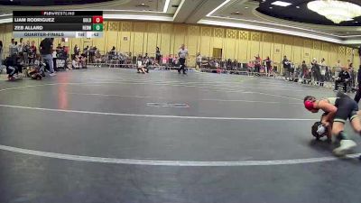 78 lbs Quarterfinal - Liam Rodriguez, Gold Rush Wr Ac vs Zeb Allard, Redwood WC
