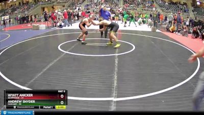 222 lbs Finals (8 Team) - Andrew Snyder, Cascade vs Wyatt Anicker, Scappoose