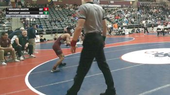 4A 106 lbs Cons. Semi - Anthony Arrizon, Berryville vs Benjamin Martin, Gentry