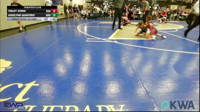 51 lbs Rr Rnd 2 - Tinley Jones, Kingfisher YellowJackets vs Addilynn Quintero, Harrah Little League Wrestling