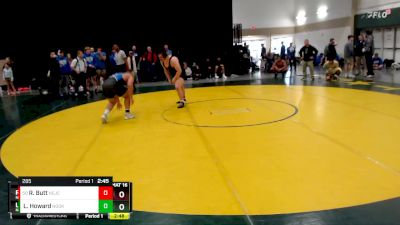 285 lbs Cons. Round 2 - Riley Butt, Northeastern Junior College vs Leslie Howard, Northeast Oklahoma