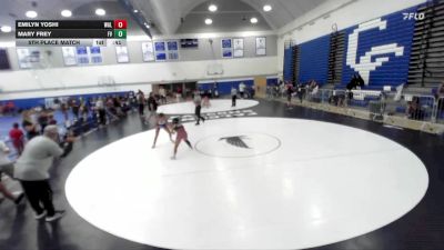 105 lbs 5th Place Match - Mary Frey, Fountain Valley vs Emilyn Yoshi, Walnut