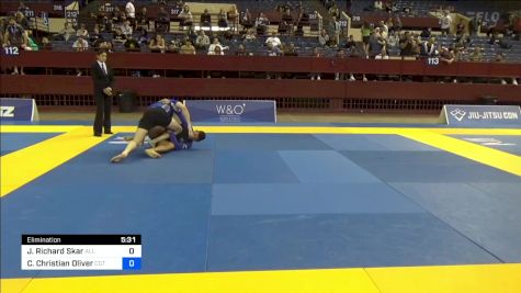 Jalen Richard Skar vs Collin Christian Oliver 2024 Pan IBJJF Jiu-Jitsu No-Gi Championship