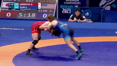72 kg 1/4 Final - Miwa Morikawa, Japan vs Amit Elor, United States