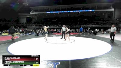 170 lbs Semifinal - Chloe Goddard, Rio Vista vs Mikayla Lancaster, Gregori