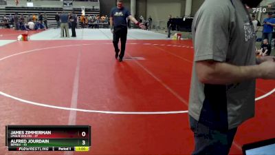 215 lbs Quarterfinals (8 Team) - James Zimmerman, LPGE/B Wolves vs Alfred Jourdain, Bemidji