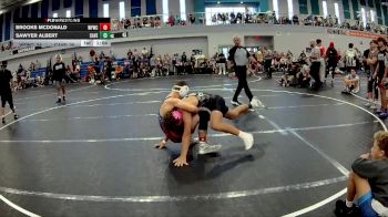 130 lbs Round 2 (6 Team) - Brooks McDonald, West Forsyth WC vs Sawyer Albert, Caveman