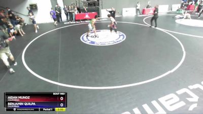 61 lbs Semifinal - Aidan Munoz, California vs Benjamin Quilpa, California