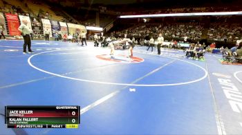 126 Class 1 lbs Quarterfinal - Jace Keller, Brookfield vs Kalan Fallert, Valle Catholic