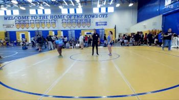 170 lbs Semifinal - Tor`Rina Rushing, Mosley / Coastline Wrestling Academy vs Teegan Robinson, Dothan HS/ Patriots WC Dothan